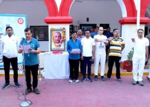 झांसी रेल मंडल ने किया लौह पुरूष सरदार पटेल को याद