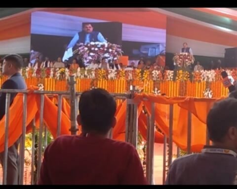 प्रबुद्ध जन सम्मेलन में झांसी सदर विधायक रवि शर्मा