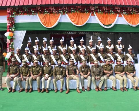 रिक्रूट फायरमैंस की भव्य दीक्षांत परेड