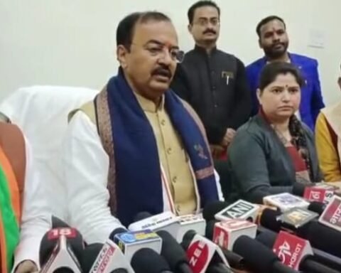 झांसी आये प्रदेश के उपमुख्यमंत्री केशव प्रसाद मौर्य