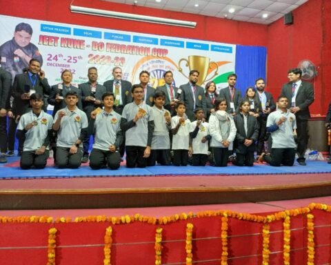 झांसी के मार्शल आर्ट्स खिलाडी