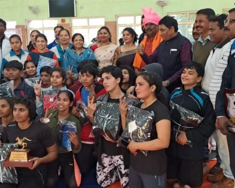 जी-20 प्रदेश स्तरीय समन्यवय जूनियर बालिका कुश्ती