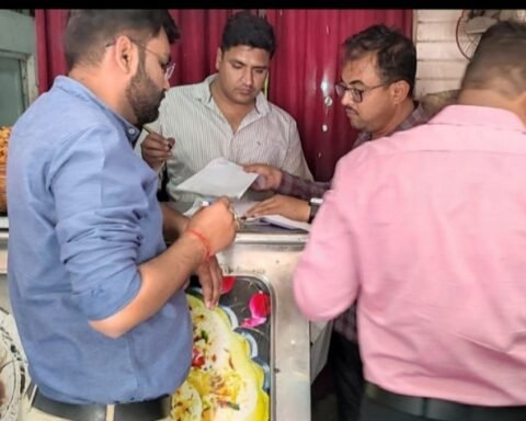 खाद्य सुरक्षा विभाग की ताबडतोड़ छापेमारी