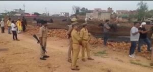 अवैध कब्ज़ा मुक्त कराई ज़मीन
