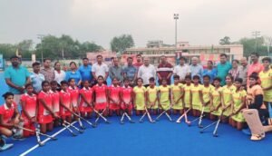 प्रदेश स्तरीय सब जूनियर बालिका हॉकी