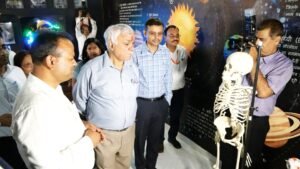 एस्ट्रोनॉमी लैब एवं पुस्तकालय का विधिवत लोकार्पण