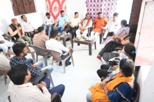 भानुप्रताप वर्मा एबीवीपी कार्यकर्ता मुलाकात