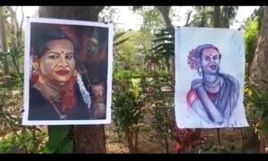 किन्नर जीवन पर चित्रकला प्रदर्शनी