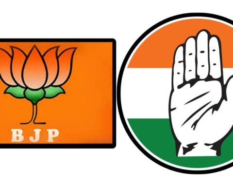 भाजपाई और कांग्रेसी आपस में भिड़े