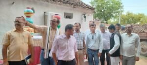 जालौन में डेनमार्क से आयी टीम