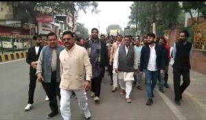 आईएनडीआईए का झांसी में प्रदर्शन