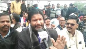 आईएनडीआईए का झांसी में प्रदर्शन