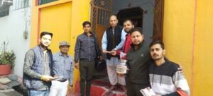 घर-घर अक्षत वितरण