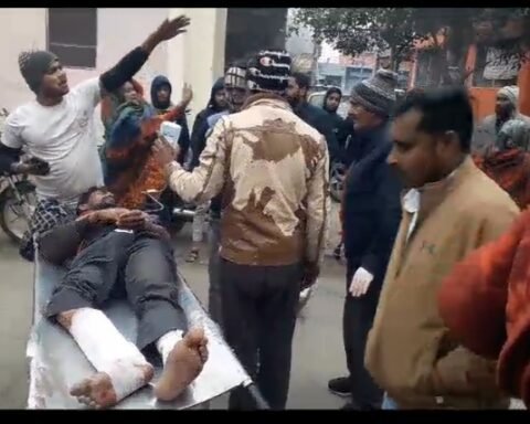 सिलेंडर फटा