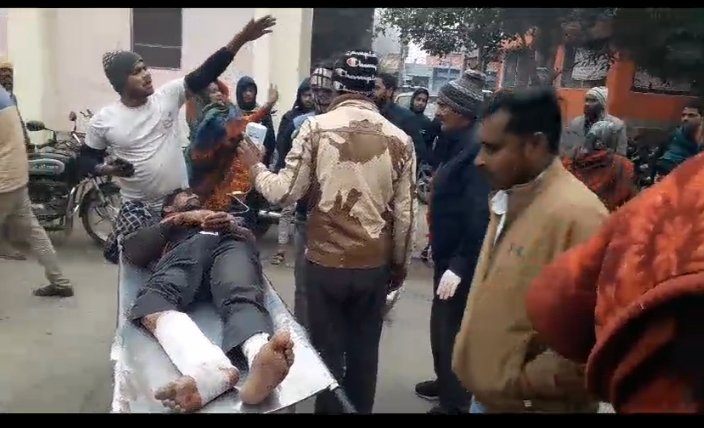 सिलेंडर फटा