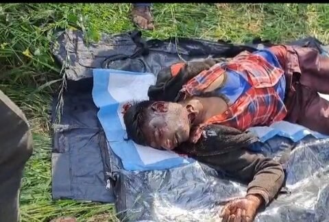 किसान का शव