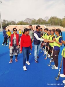 जिला स्तरीय सीनियर महिला हाॅकी प्रतियोगिता