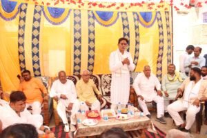 बबीना विधानसभा में किया जनसंवाद