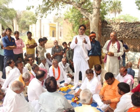 बबीना विधानसभा में किया जनसंवाद