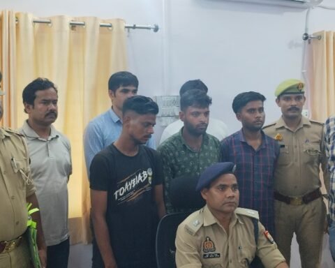 चार लुटेरे गिरफ्तार