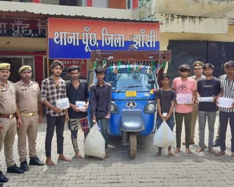 सात अपराधी गिरफ्तार