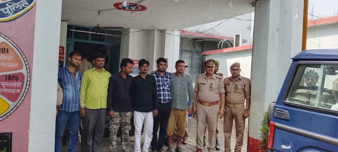 पुलिस ने धरे 06 जुआरी