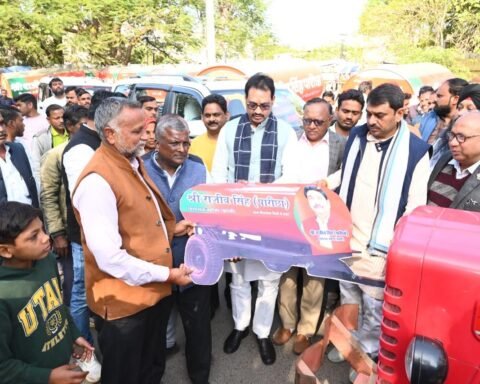 बबीना विधायक राजीव सिंह पारीछा