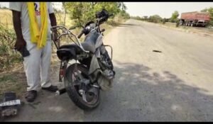 बाइक सवार अधेड़ की मौत
