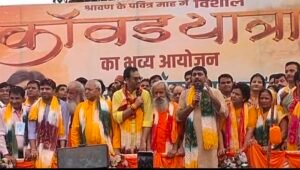 कांवडियों का हुआ भव्य स्वागत
