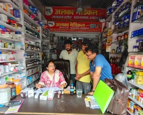 मेडिकल स्टोरों पर ताबड़तोड़ छापों से मचा हडकंप