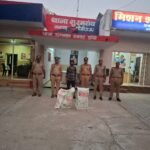विस्फोटक के साथ अभियुक्त गिरफ्तार