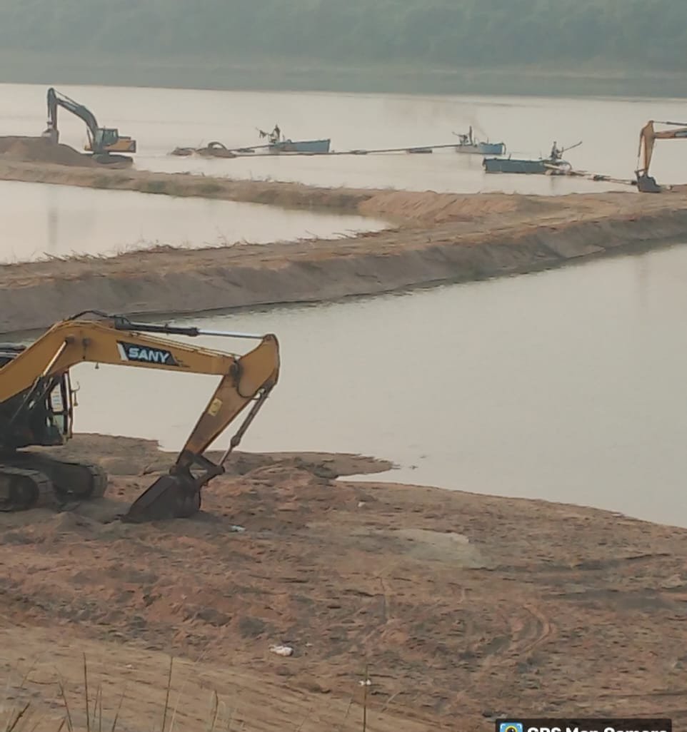 बेतवा अवैध खनन से बेहाल