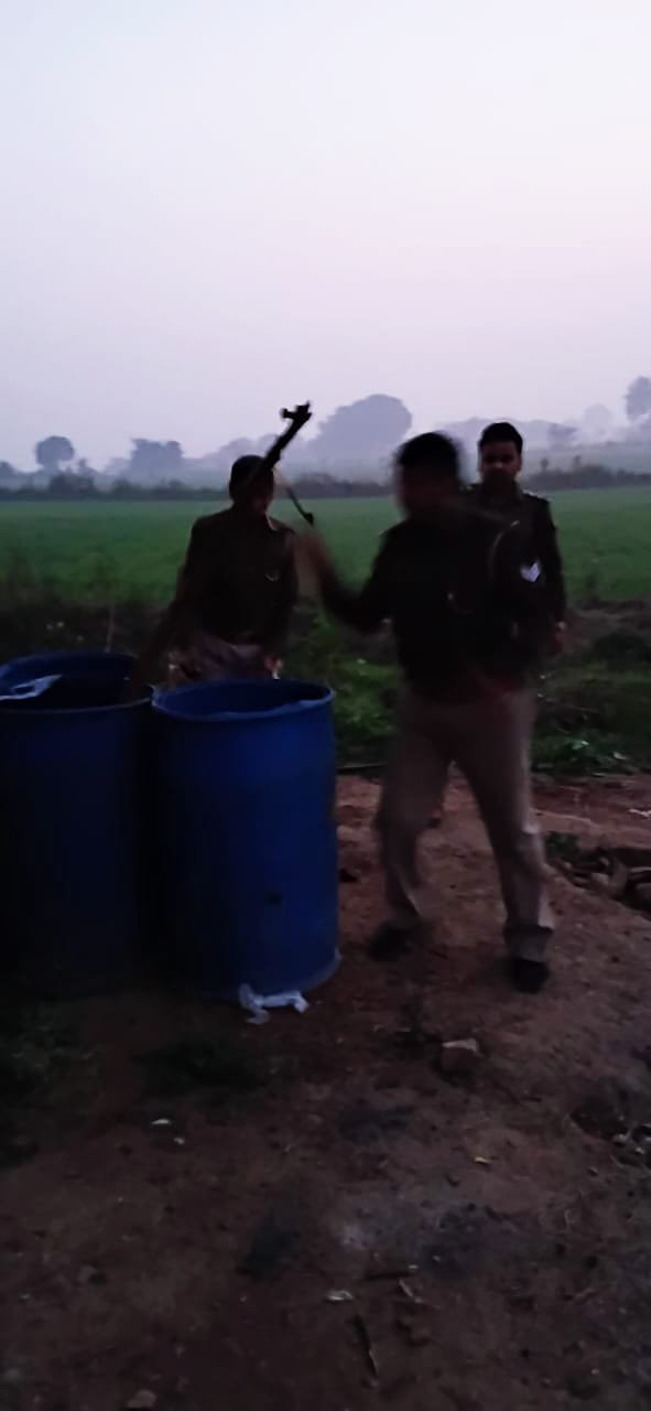 आबकारी विभाग की कार्रवाई