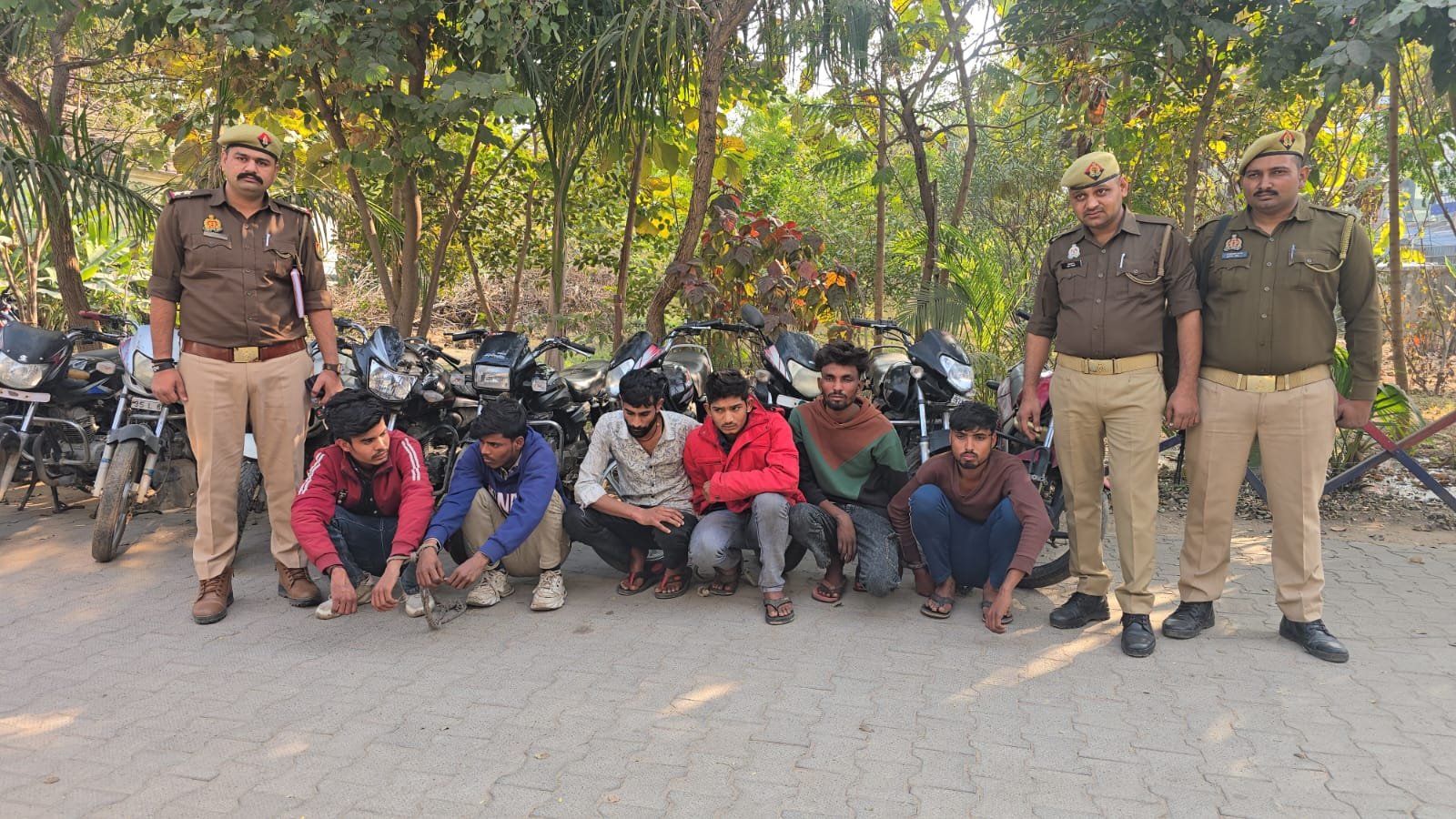 वाहन चोर गैंग का पर्दाफाश