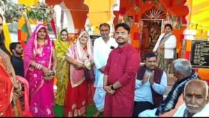 हनुमान जी की प्रतिमा की प्राण प्रतिष्ठा