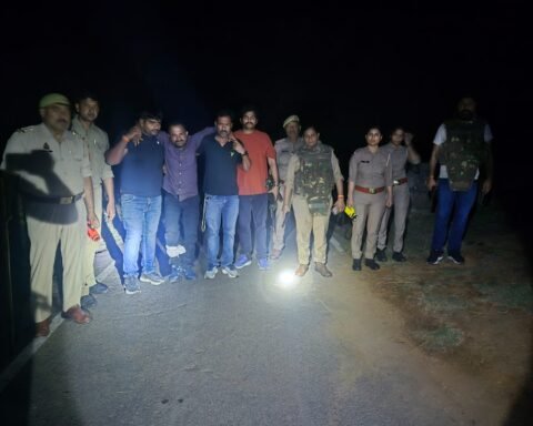 मुठभेड़ में आरोपी गिरफ्तार