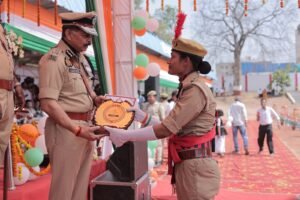 महिला आरक्षियों की भव्य पासिंग आउट परेड