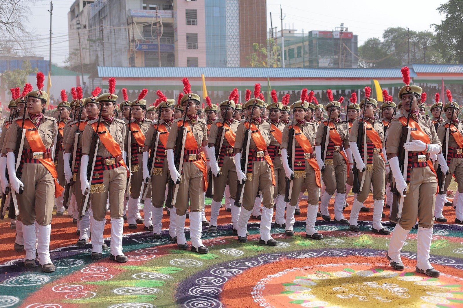 महिला आरक्षियों की भव्य पासिंग आउट परेड