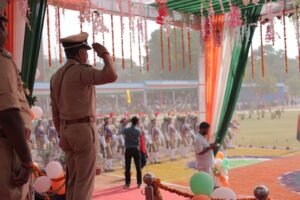 महिला आरक्षियों की भव्य पासिंग आउट परेड