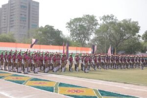 महिला आरक्षियों की भव्य पासिंग आउट परेड