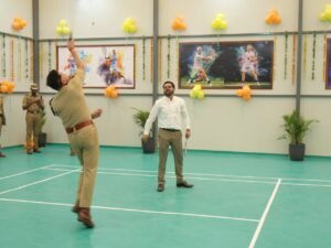  नए बैडमिंटन कोर्ट का उद्घाटन