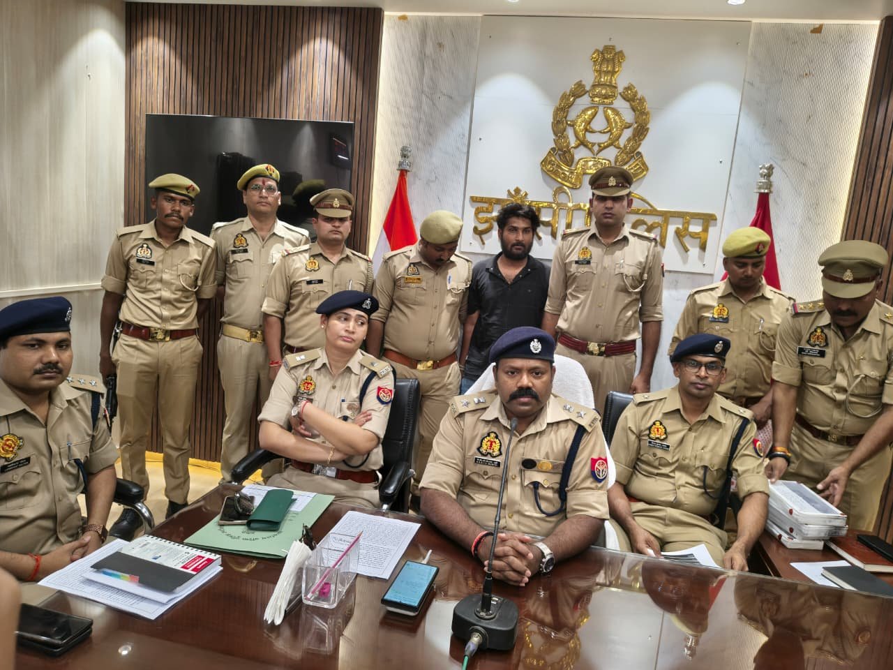 ऑनलाइन सट्टा गिरोह का आरोपी मुठभेड़ में गिरफ्तार