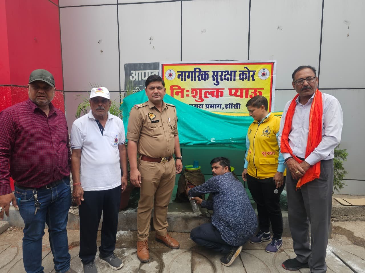 निशुल्क प्याऊ का शुभारंभ