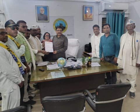 स्मार्ट मीटर के खिलाफ आप का प्रदर्शन