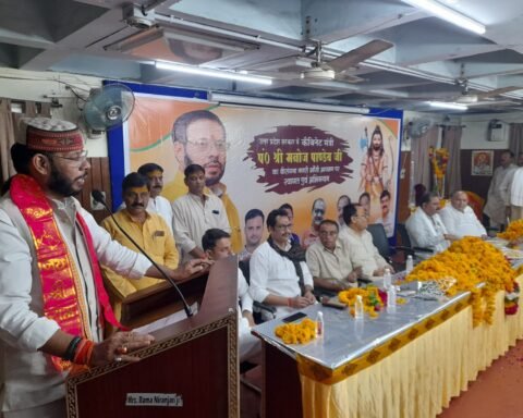 उत्तर प्रदेश सरकार के कैबिनेट मंत्री मनोज पाण्डेय