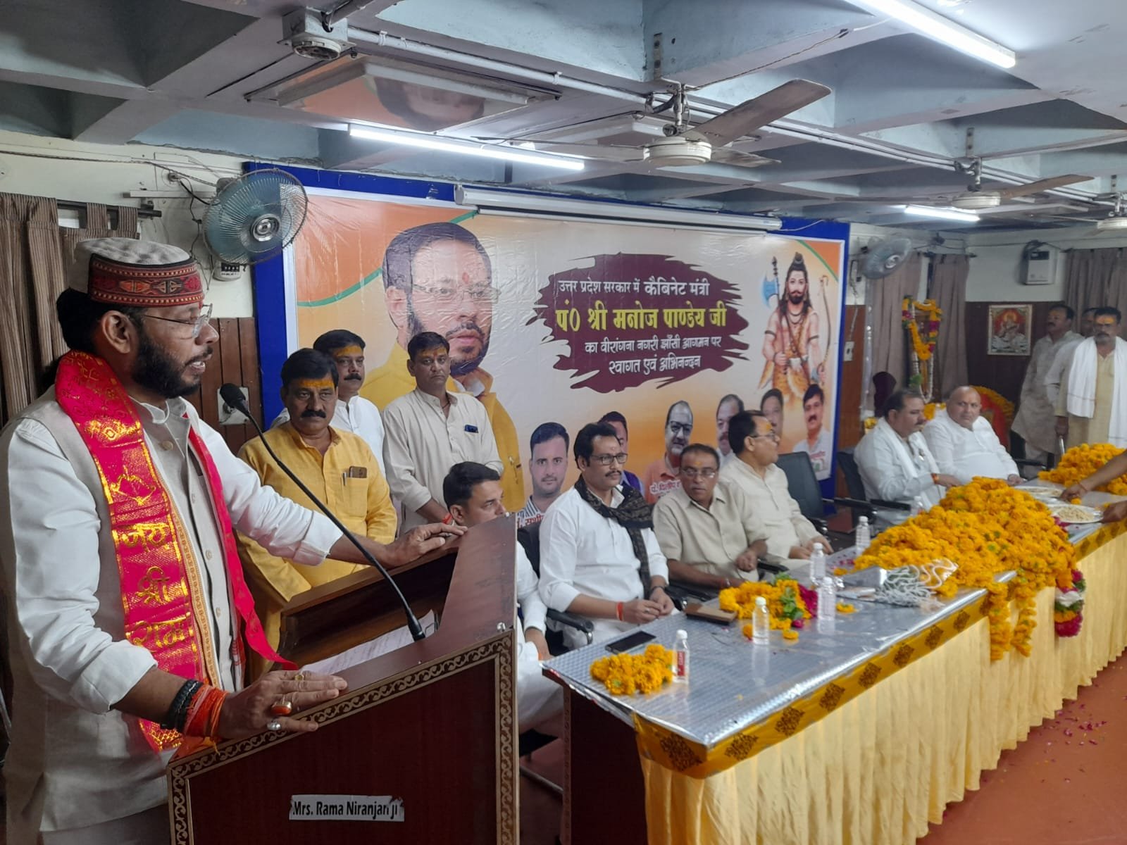 उत्तर प्रदेश सरकार के कैबिनेट मंत्री मनोज पाण्डेय