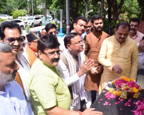 भारतीय जनता पार्टी के प्रदेश अध्यक्ष पंकज चौधरी