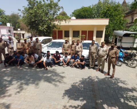 जुए के एक बड़े अड्डे का भंडाफोड़