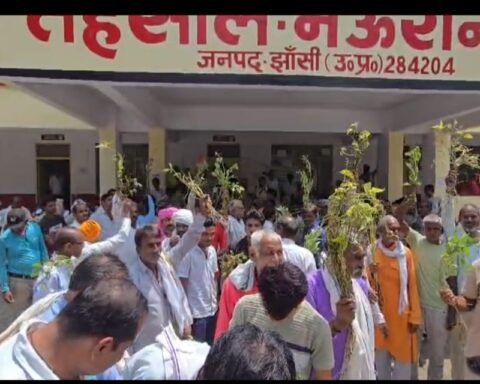  किसानों का प्रदर्शन